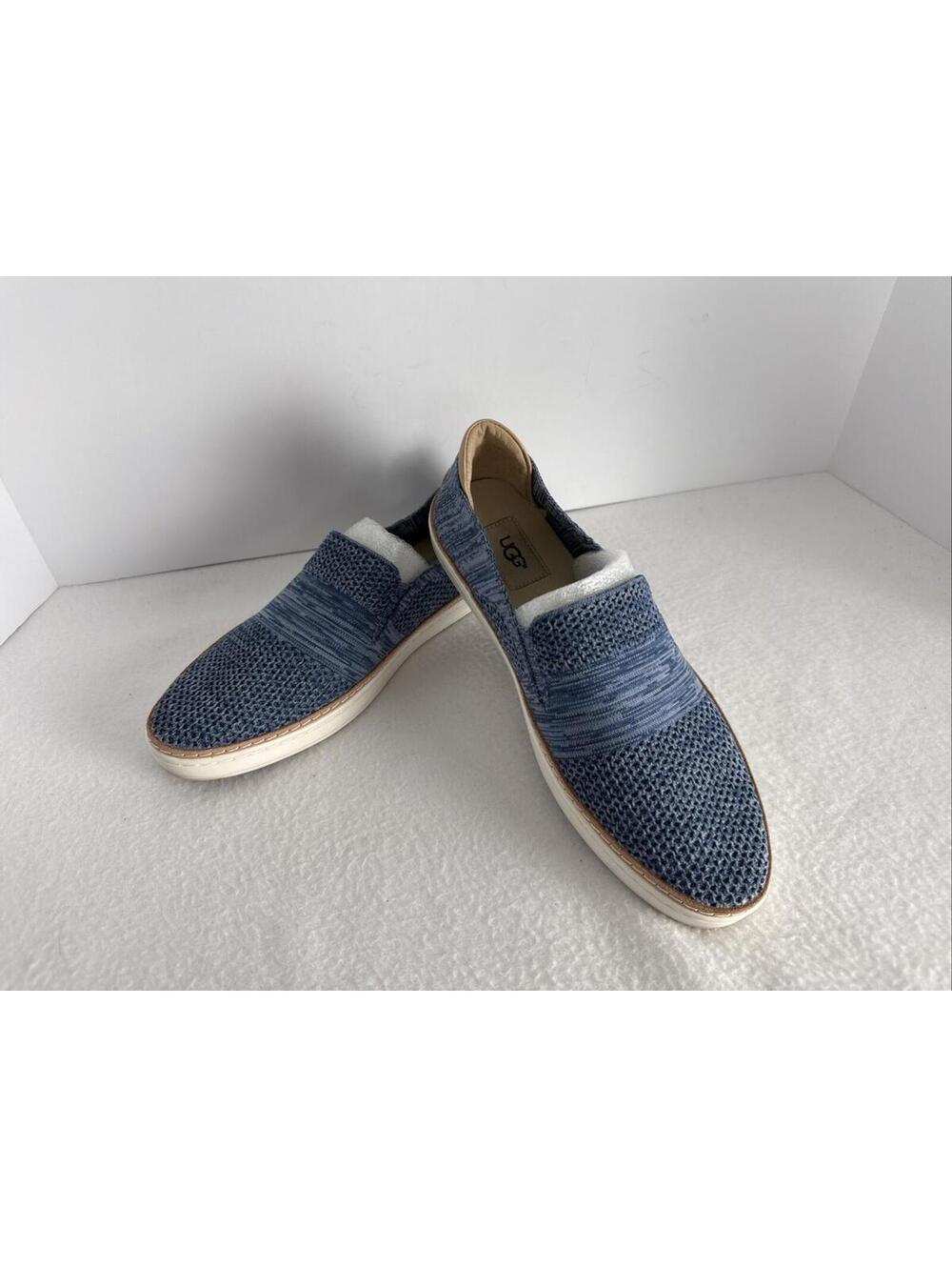 Ugg Womens Blue White Sammy Casual Slip On Sneaker Shoes Size US 9.5 New